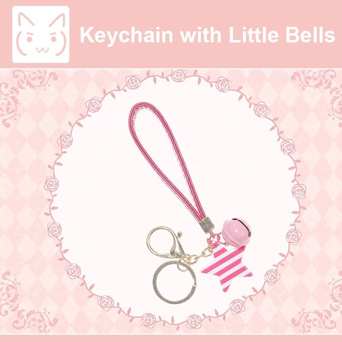 Bells Stars Keychain Itabag Chain