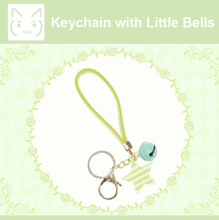 Bells Stars Keychain Itabag Chain