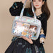 Micro-wave oven Laser Transparent ItaBag Shoulder Bags