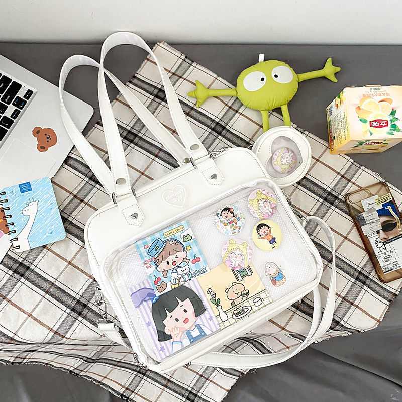 Kawaii Candy Color Ita JK Lolita PU Crossbody Shoulder Bag – Ita