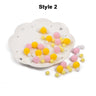 DIY Multicolor Pompom Hairball - Ita bag Decorations Pom Poms