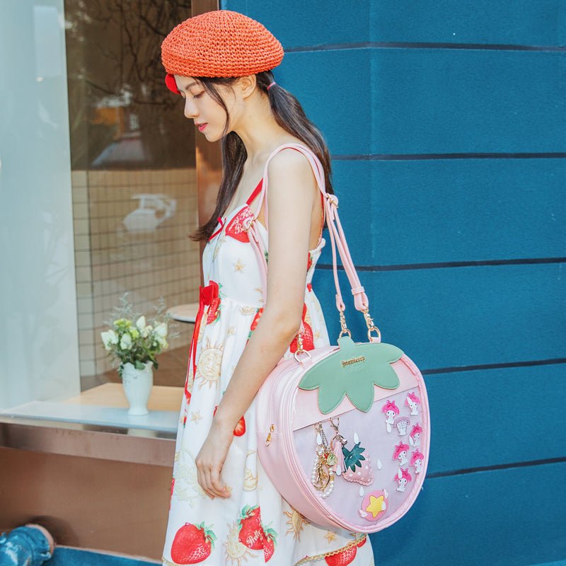 Red Strawberry Ita Bag Ita Backpacks