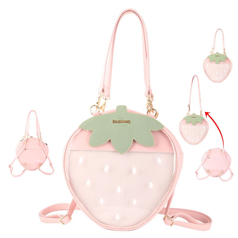 Red Strawberry Ita Bag Ita Backpacks