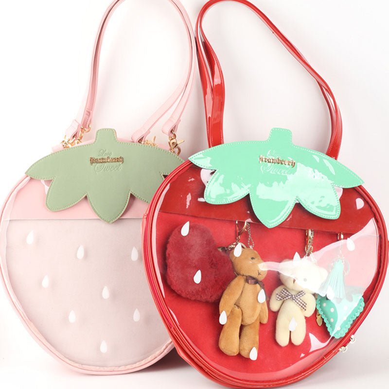 Red Strawberry Ita Bag Ita Backpacks