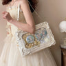 [PRE ORDER] Retro Picture Frame Embossing Tote Bag Shoulder Bags