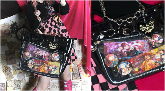 Heart ItaBag Lolita Shoulder Bags Classic Transparent Ita Bag Totes