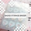 A4 Badge & Storage Binder for Items Can Badge Cover