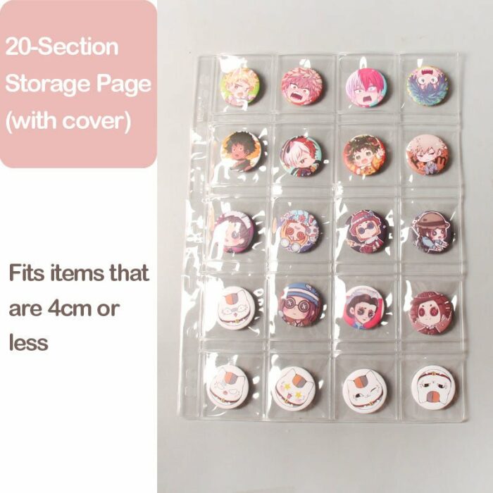 A4 Badge & Storage Binder for Items Can Badge Cover