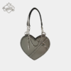 BERRYQ Heart Shaped Medusa Snake-Grain Pattern Shoulder Bags Y2K Crossbody Ita Bags