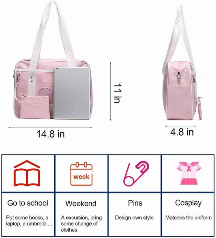Heart Japanese School Ita Bag Ita Bags