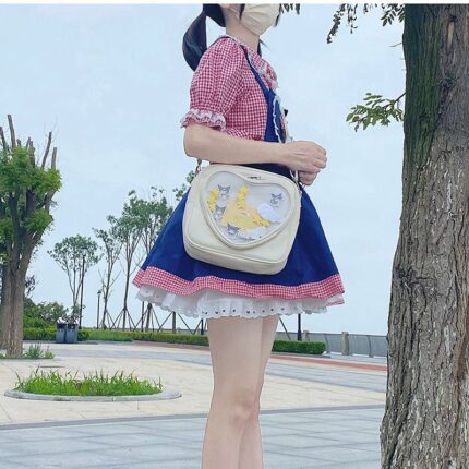Heart Korean Tote Bag Ita Backpacks