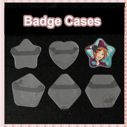 Heart-shaped Multi-sided Badge Cases Can Badge Cover