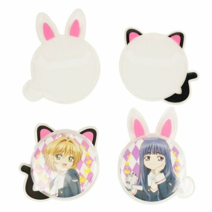 Rabbit Cat Badge Case for 50-58mm Can Badge Cover