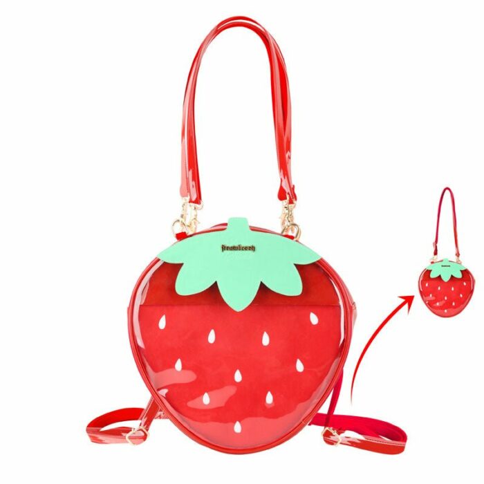 Red Strawberry Ita Bag Ita Backpacks