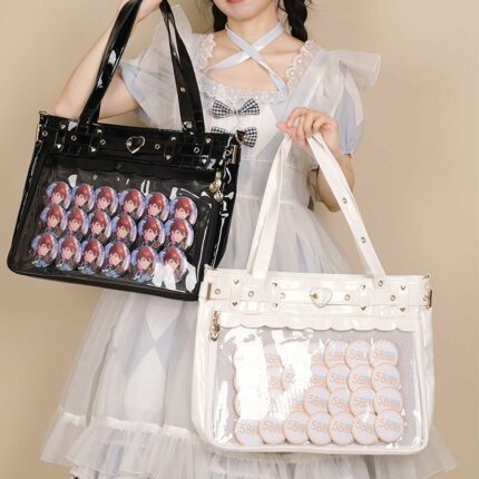 Transparent Kawaii Crossbody Bag Japanese Tote Bag（pre-sale） ‎Ita Bags